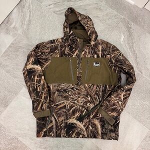 NEW BANDED GEAR WATERPROOF 1/4 QUARTER ZIP CAMO HOODED PULLOVER